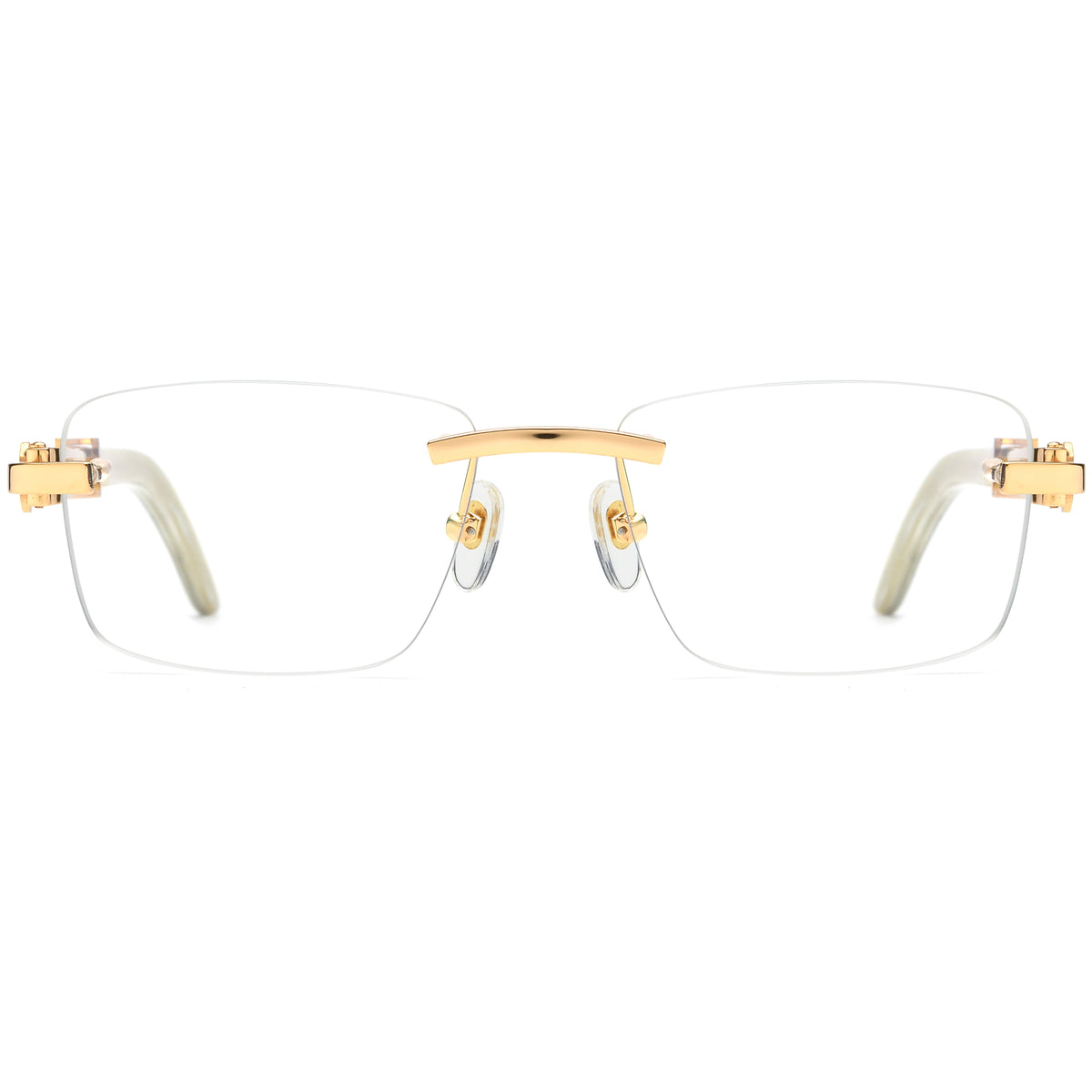 Buffalo Horn Rectangle Glasses A1944