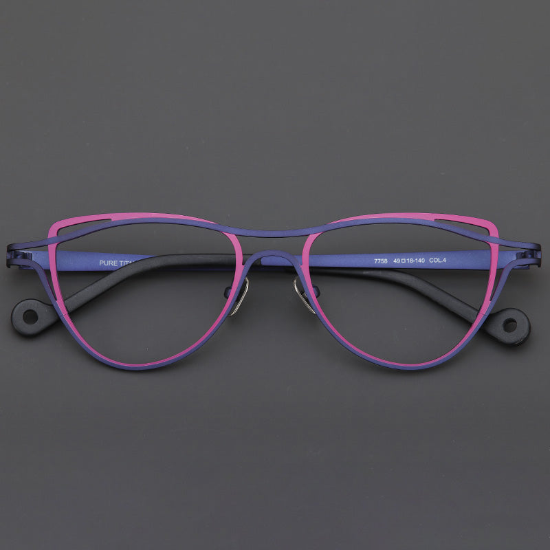 Cat-Eye Glasses A3859