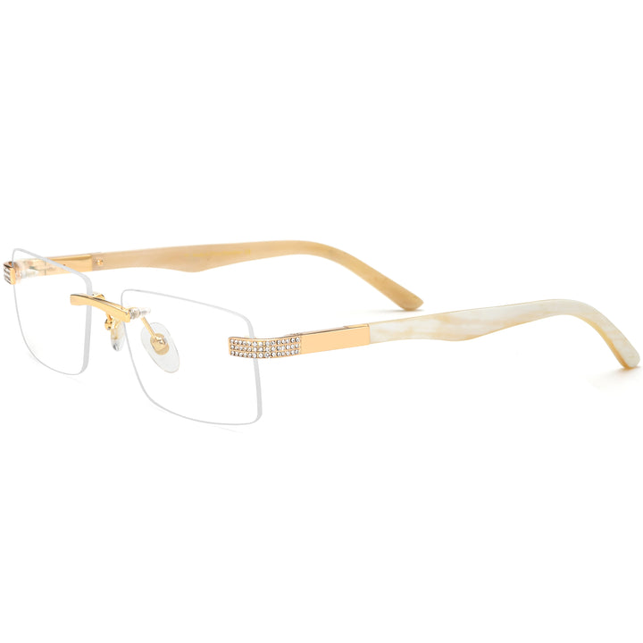 Buffalo Horn Rectangle Glasses A1948