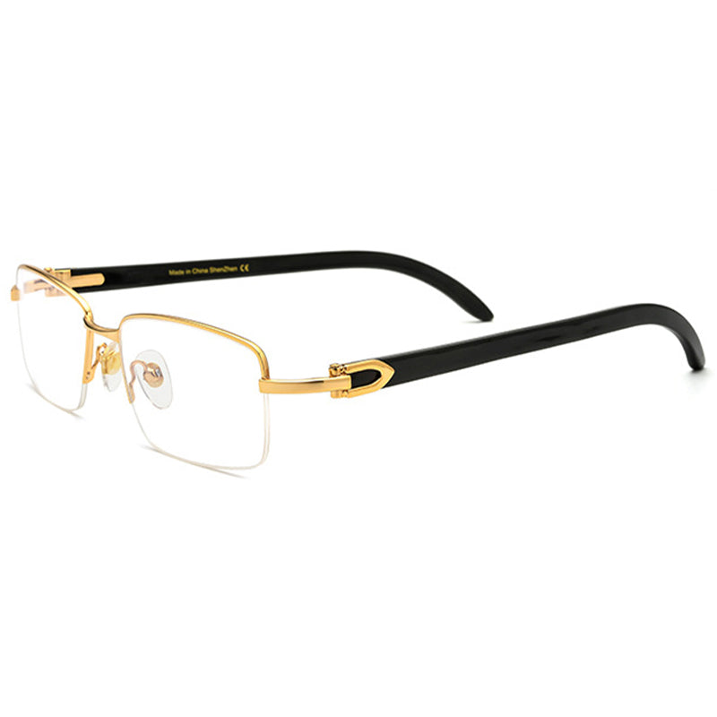 Buffalo Horn Rectangle Glasses A1942