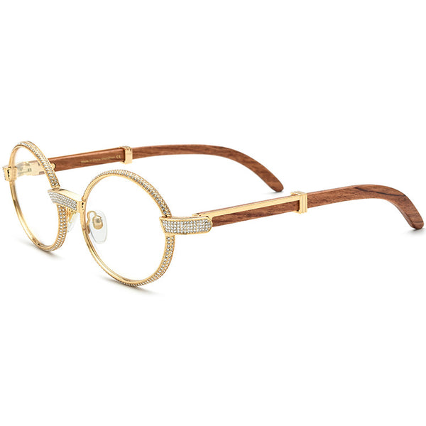 Buffalo Horn Oval Glasses A1945