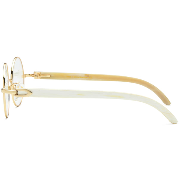 Buffalo Horn Round Glasses A1940