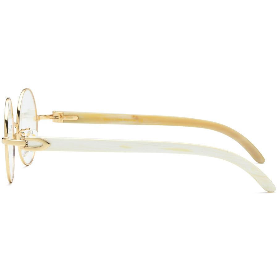 Buffalo Horn Round Glasses A1940
