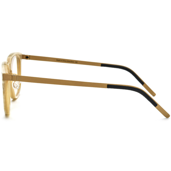 Buffalo Horn Rectangle Glasses A1177