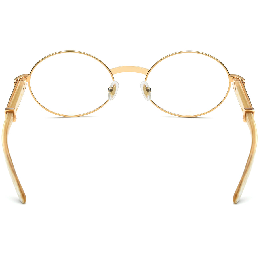Buffalo Horn Oval Glasses A1941