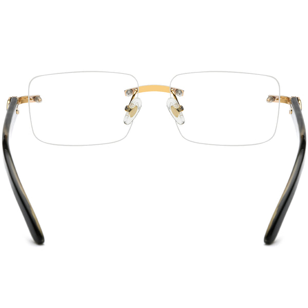 Buffalo Horn Rectangle Glasses A1943