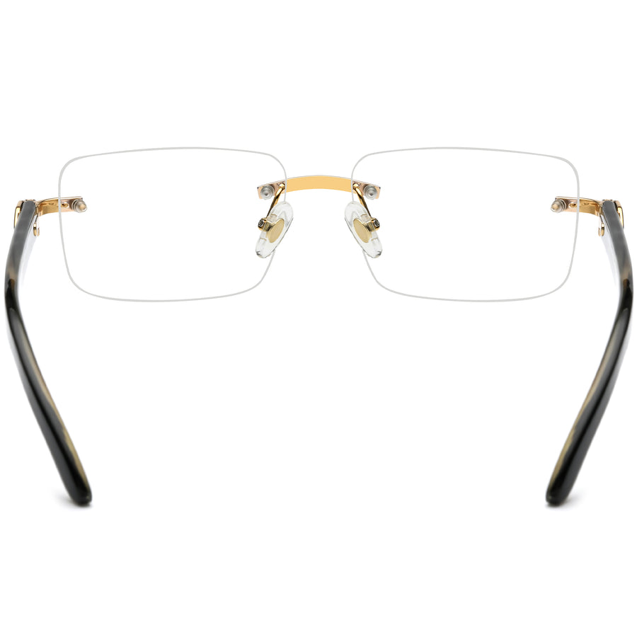 Buffalo Horn Rectangle Glasses A1943