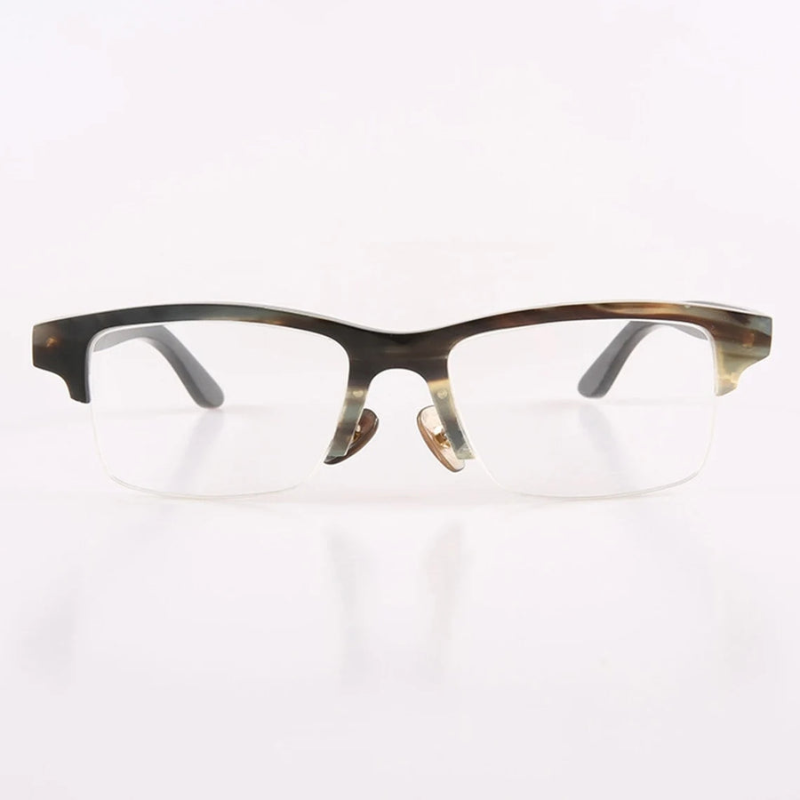 Buffalo Horn Rectangle Glasses NJ1009