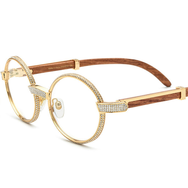 Buffalo Horn Oval Glasses A1945