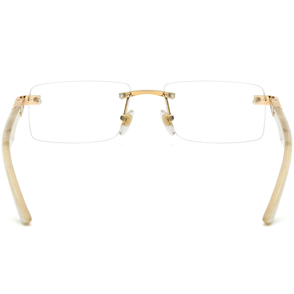Buffalo Horn Rectangle Glasses A1948