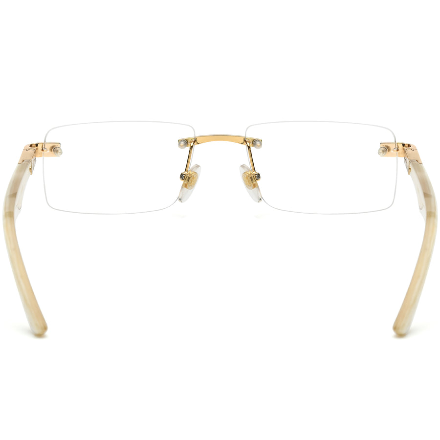 Buffalo Horn Rectangle Glasses A1948