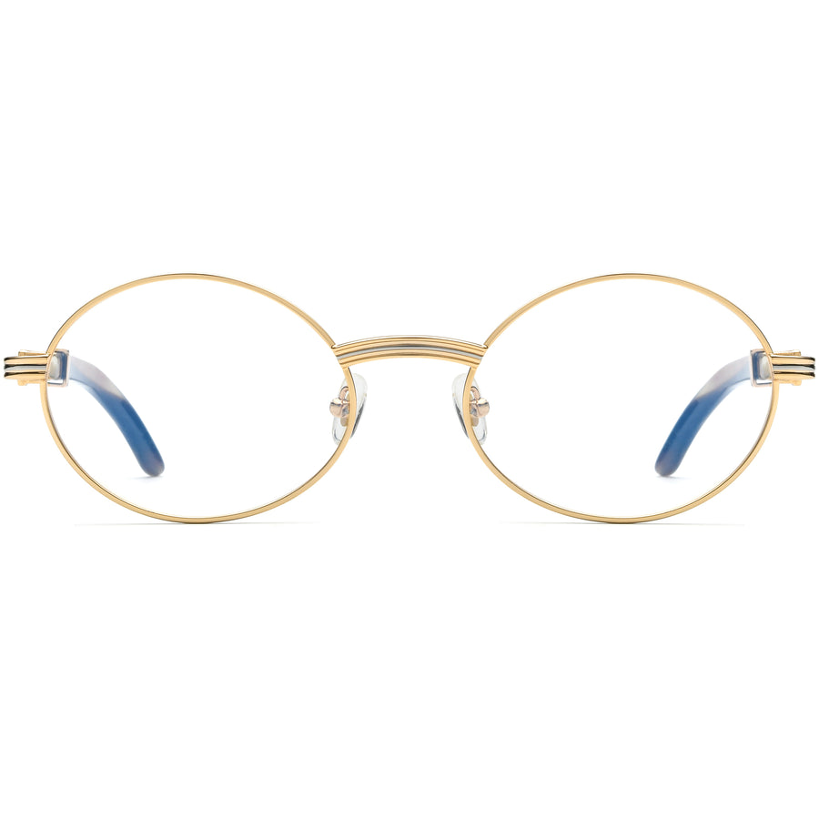 Buffalo Horn Oval Glasses A1941