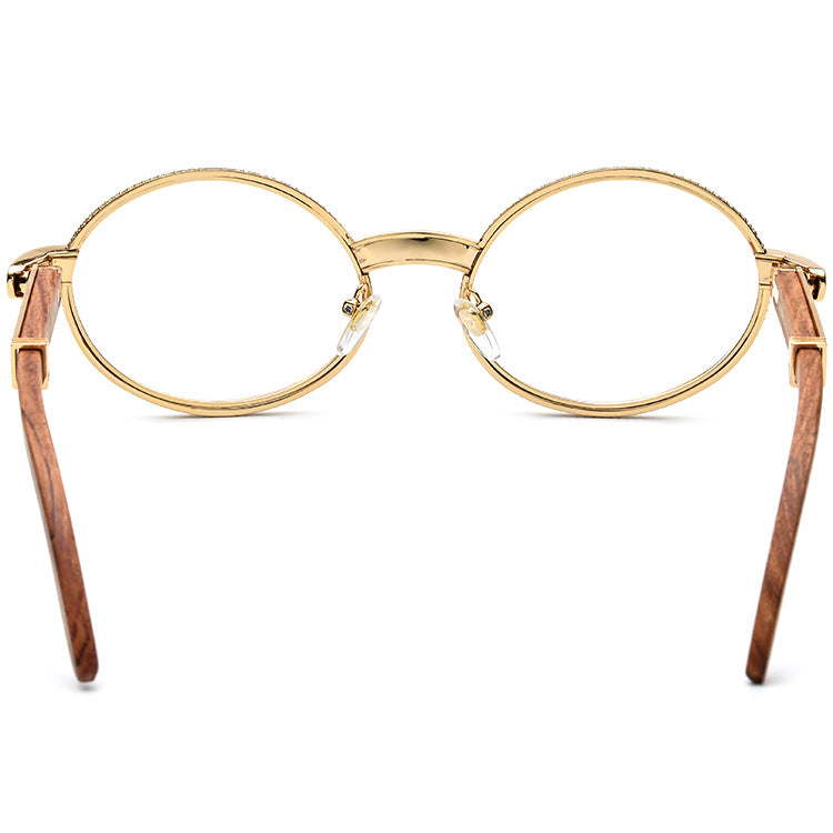 Buffalo Horn Oval Glasses A1945