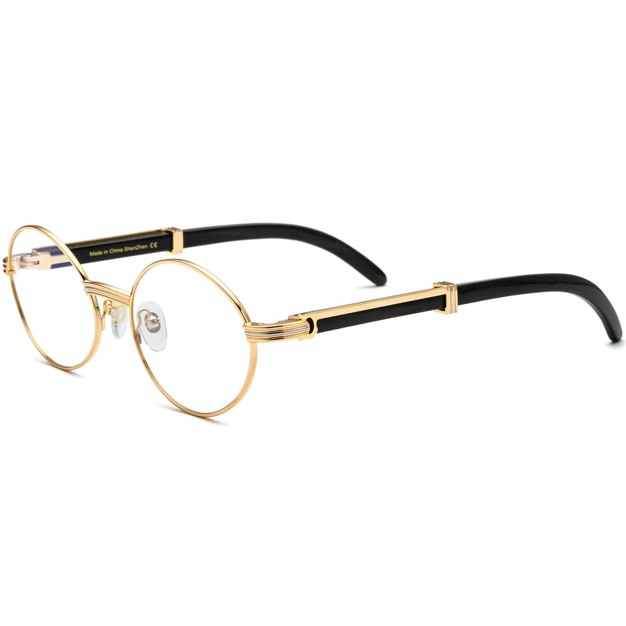 Buffalo Horn Oval Glasses A1941