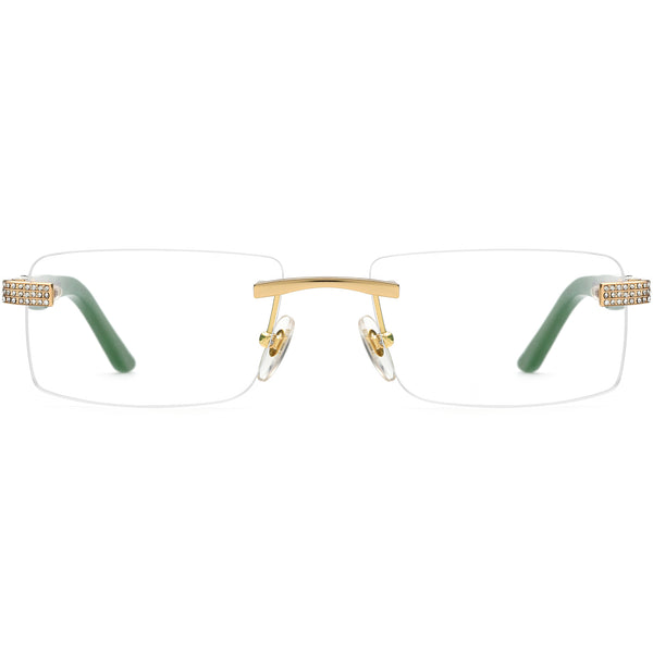 Buffalo Horn Rectangle Glasses A1948