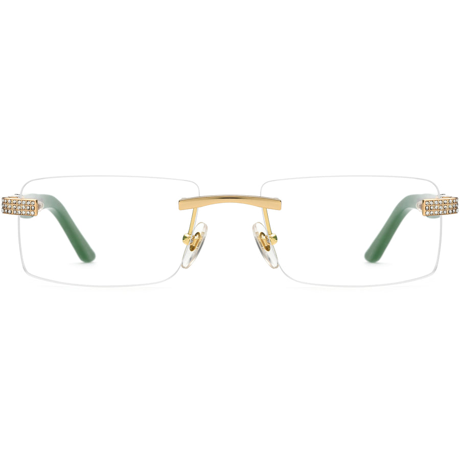 Buffalo Horn Rectangle Glasses A1948