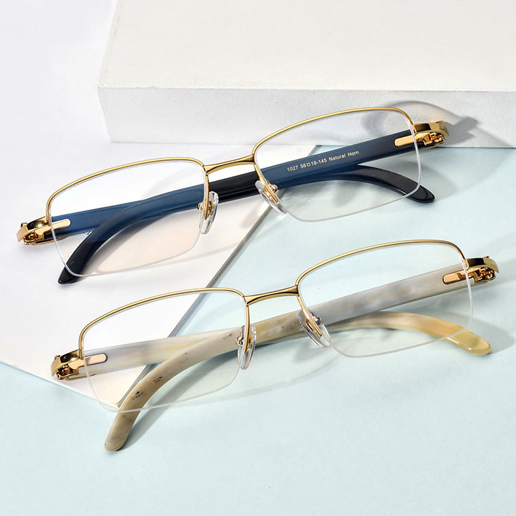 Buffalo Horn Rectangle Glasses A1942
