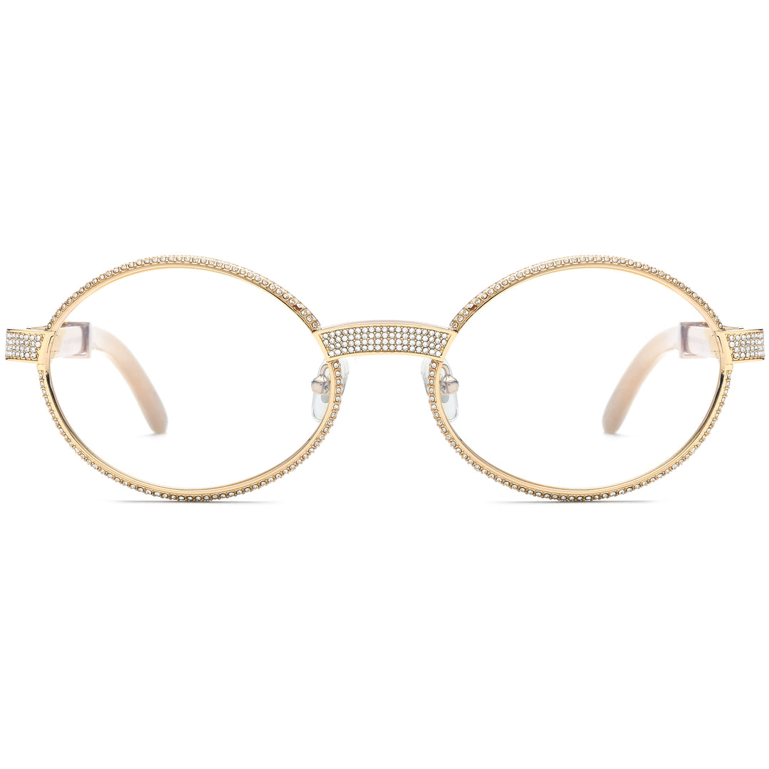 Buffalo Horn Oval Glasses A1945