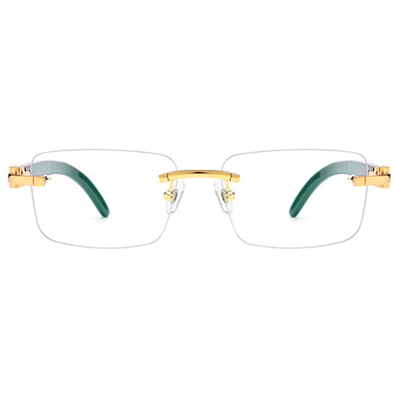 Buffalo Horn Rectangle Glasses A1943