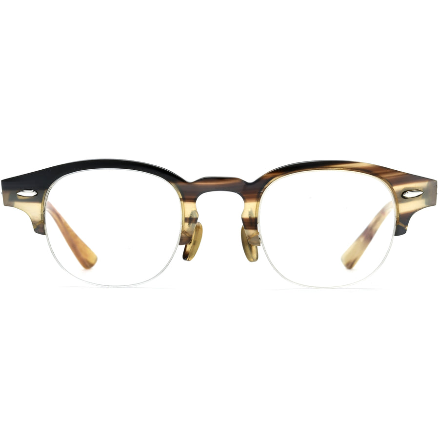 Buffalo Horn Square Glasses A1997