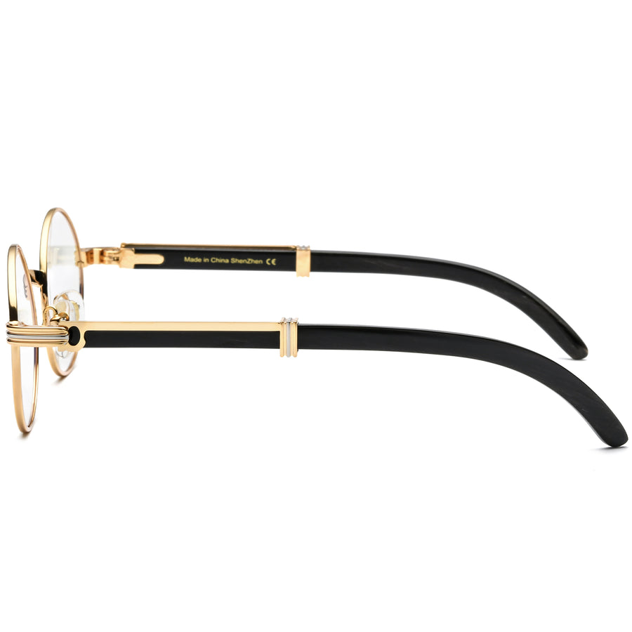 Buffalo Horn Oval Glasses A1941