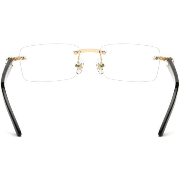 Buffalo Horn Rectangle Glasses A1946