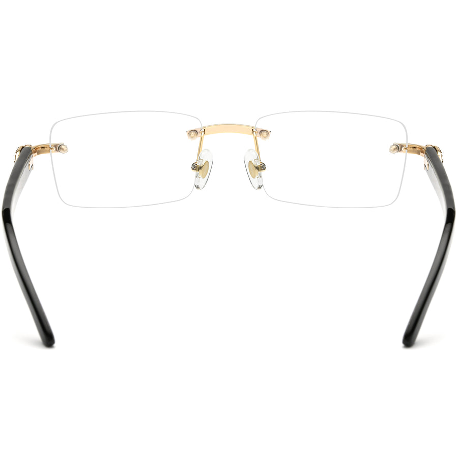 Buffalo Horn Rectangle Glasses A1946