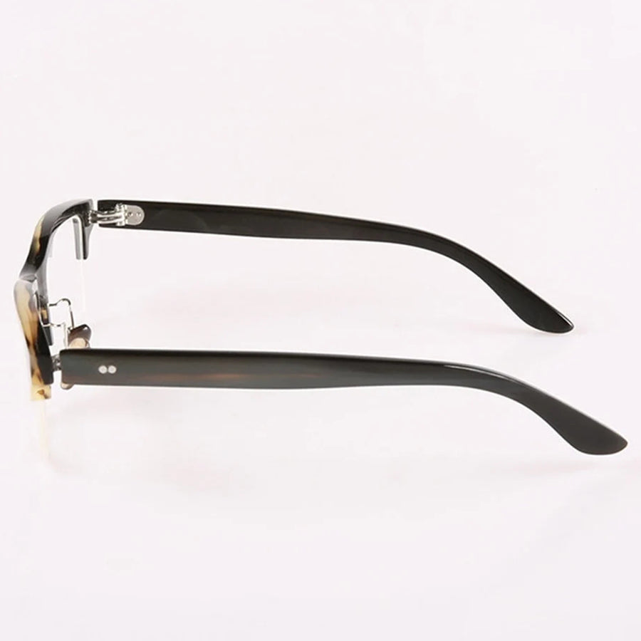 Buffalo Horn Rectangle Glasses NJ1009