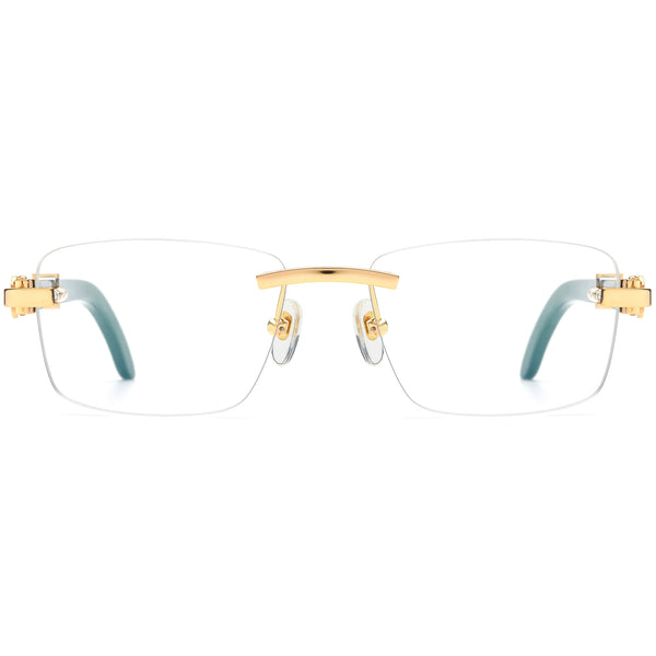 Buffalo Horn Rectangle Glasses A1944