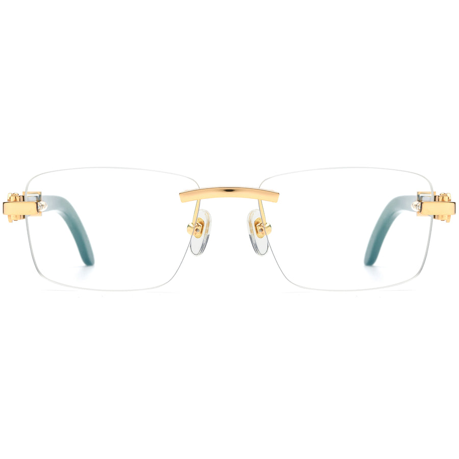 Buffalo Horn Rectangle Glasses A1944