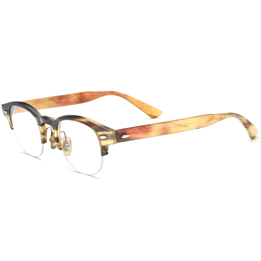 Buffalo Horn Square Glasses A1997