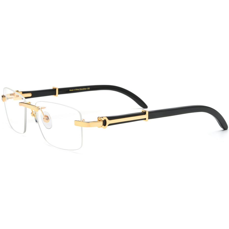 Buffalo Horn Rectangle Glasses A1944