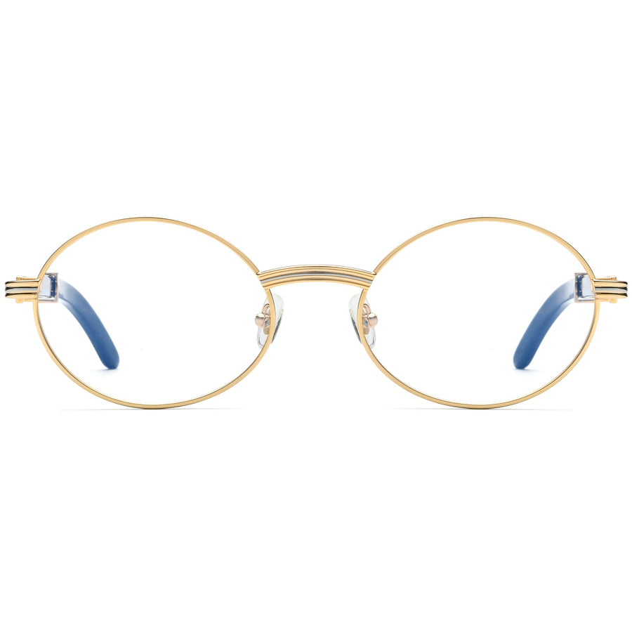 Buffalo Horn Oval Glasses A1941