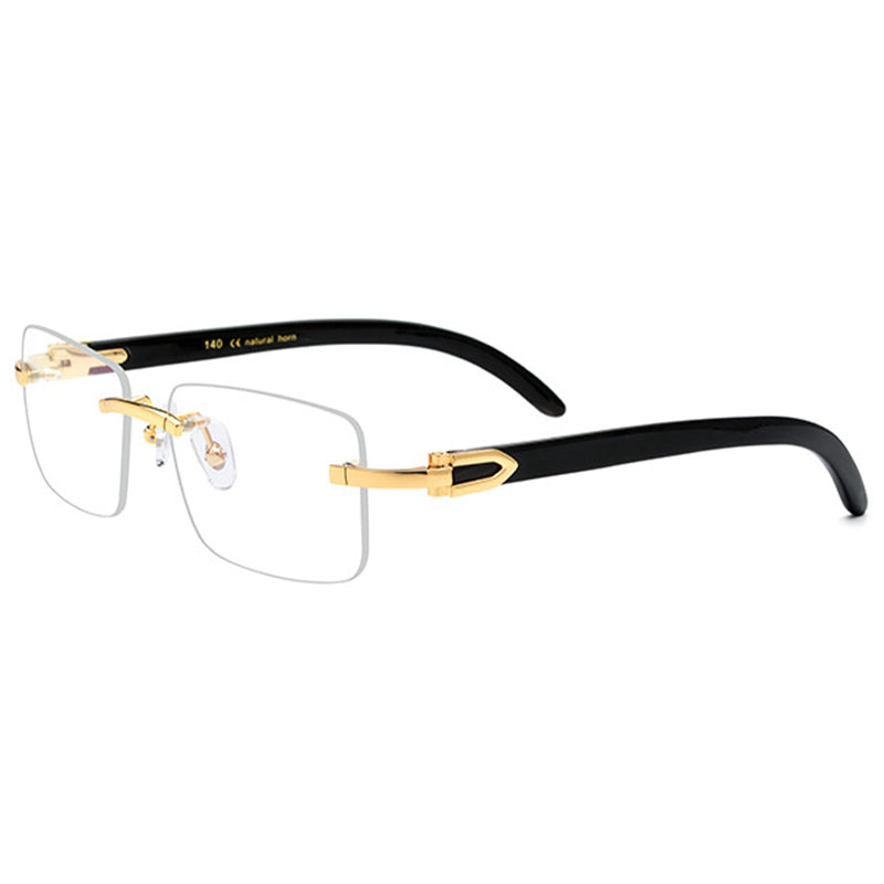 Buffalo Horn Rectangle Glasses A1943