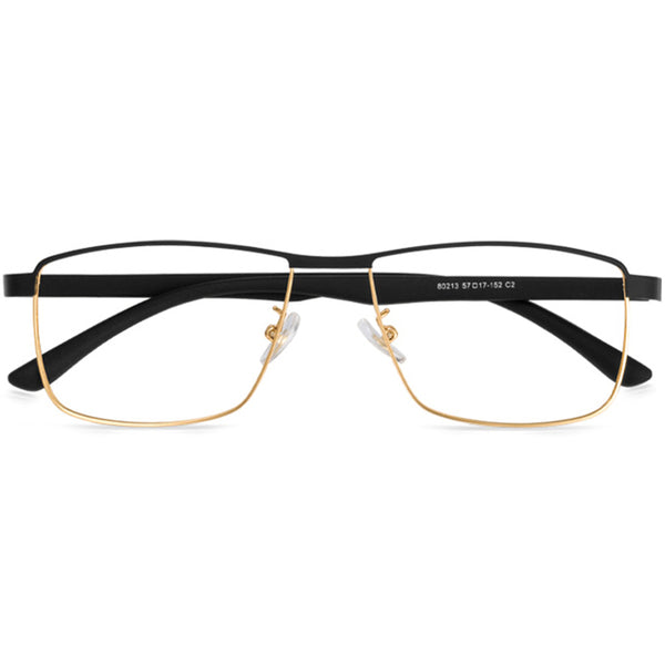 Rectangle Glasses A1102 - Wide Frames for Men with Larger Heads