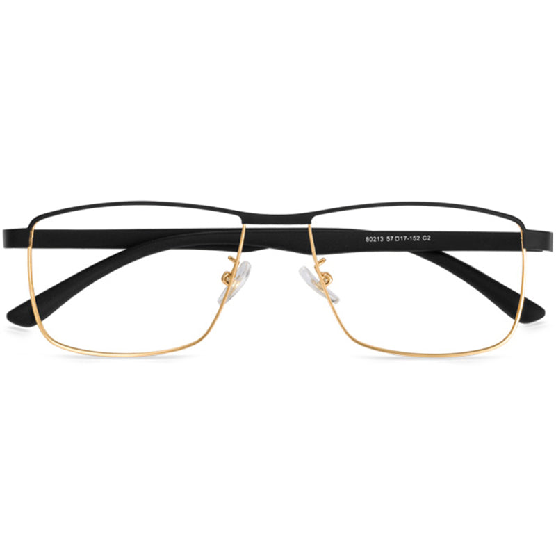 Rectangle Glasses A1102 - Wide Frames for Men with Larger Heads
