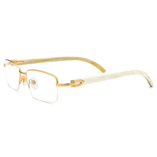Buffalo Horn Rectangle Glasses A1942