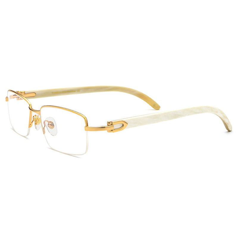 Buffalo Horn Rectangle Glasses A1942