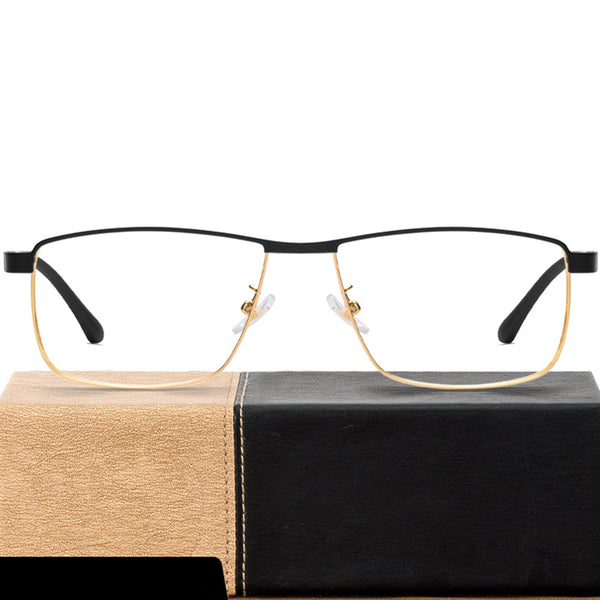 Rectangle Glasses A1102 - Wide Frames for Men with Larger Heads
