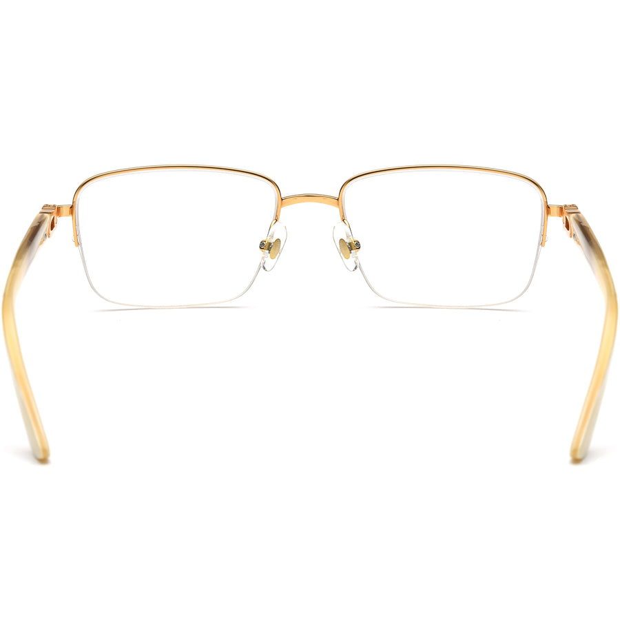 Buffalo Horn Rectangle Glasses A1178