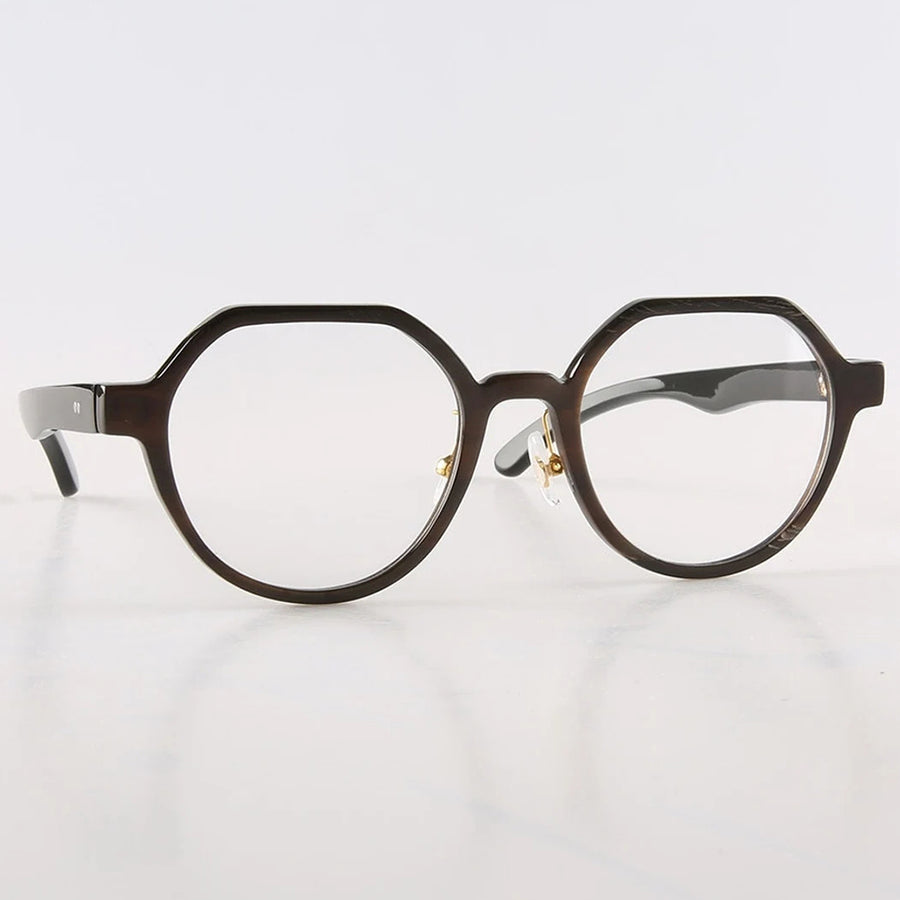 Buffalo Horn Round Glasses NJ1007