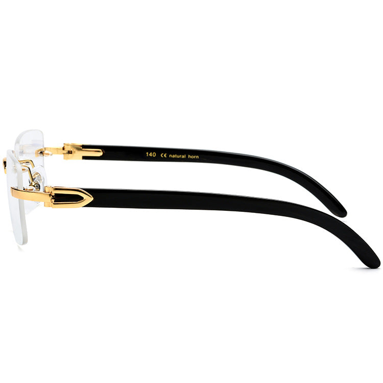 Buffalo Horn Rectangle Glasses A1943