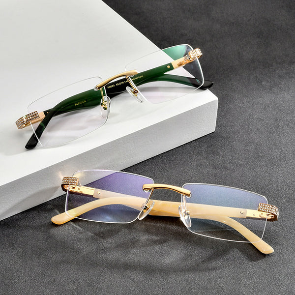 Buffalo Horn Rectangle Glasses A1948