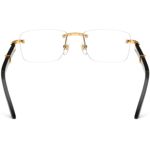 Buffalo Horn Rectangle Glasses A1944