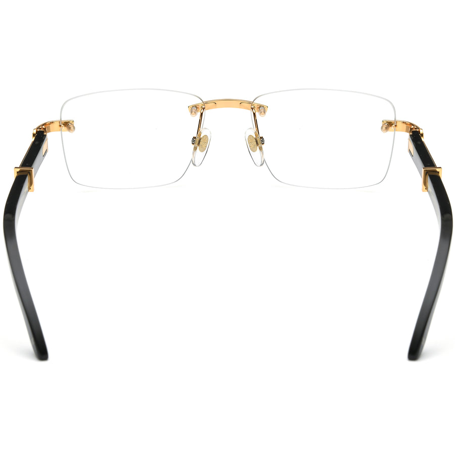 Buffalo Horn Rectangle Glasses A1944