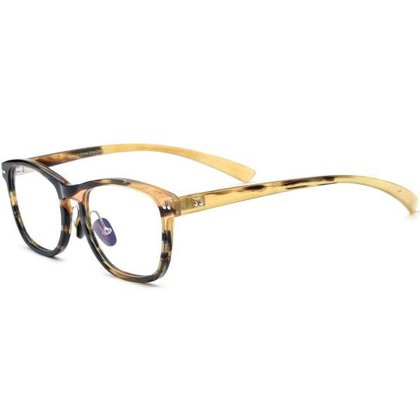 Buffalo Horn Square Glasses A1936