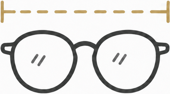 Frame width illustration