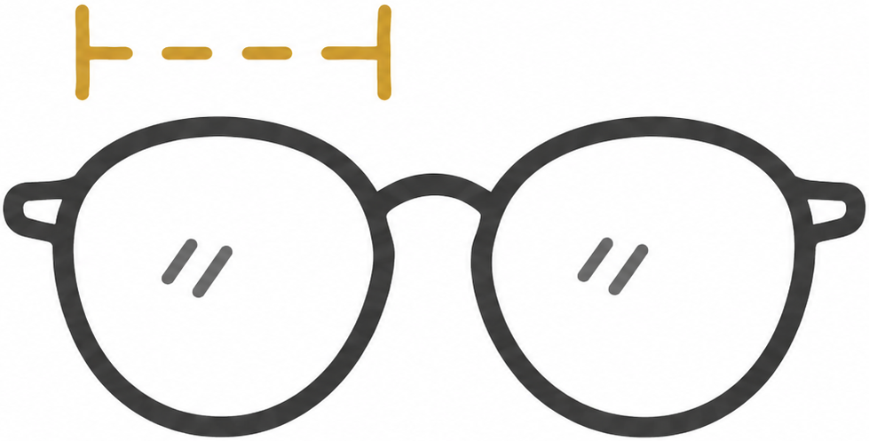 Lens width illustration