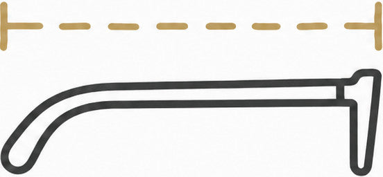 Temple arm length measurement